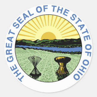 Adesivo Ohio State Seal Stickers