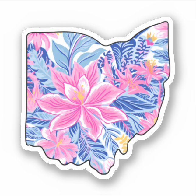 Adesivo Ohio - Summer Sticker - Lilly Inspirado (Frente)