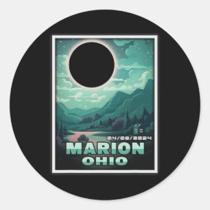 Adesivo Ohio Total Solar Eclipse 2024