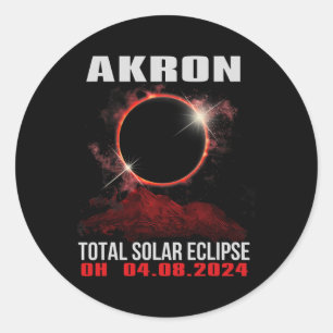 Adesivo Ohio Total Solar Eclipse 2024