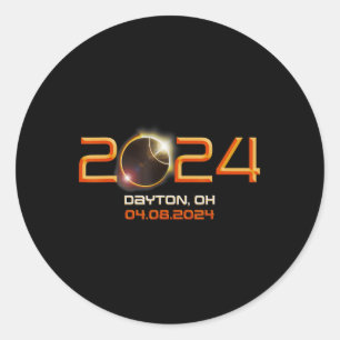 Adesivo Ohio Total Solar Eclipse 2024 1