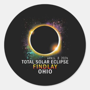 Adesivo Ohio Total Solar Eclipse abril 8 2024