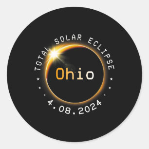Adesivo Ohio Totality Solar Eclipse 2024 4.08.24 Accessori