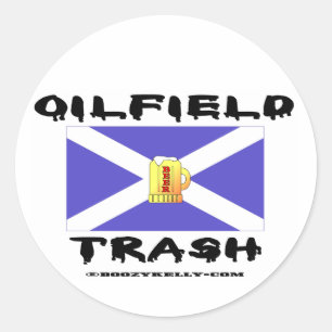 Adesivo Oilfield Trash, Scottish, Sticker, Oil