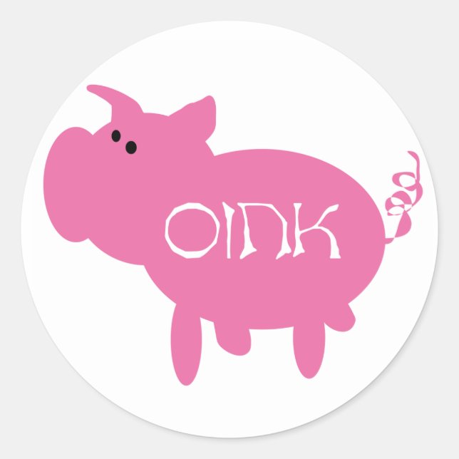 Adesivo Oink Pink (Frente)
