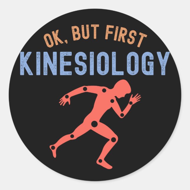 Adesivo Ok, mas Primeira Kinesiologia, Kinesiologia Major (Frente)
