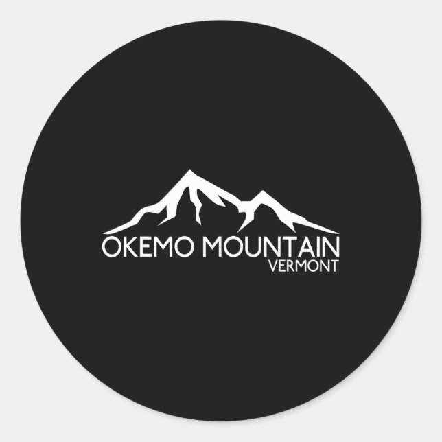 Adesivo Okemo Mountain Skiing Vermont (Frente)