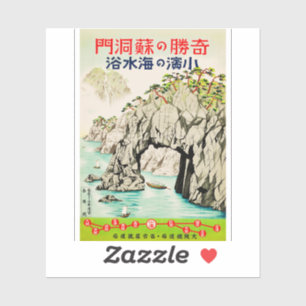 Adesivo Okinawa, Ilha Viagem do Japão