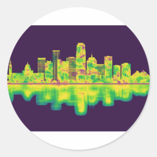 Adesivo Oklahoma City Skyline