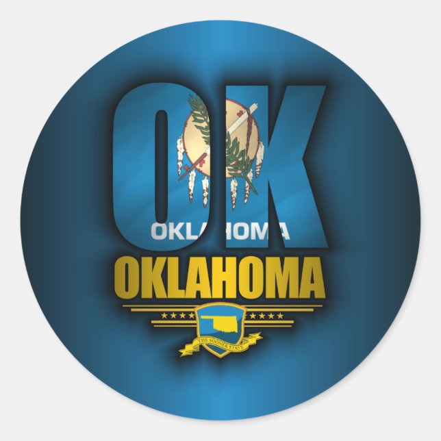 Adesivo Oklahoma (OK) (Frente)
