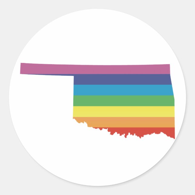 Adesivo Oklahoma orgulde-se. (Frente)