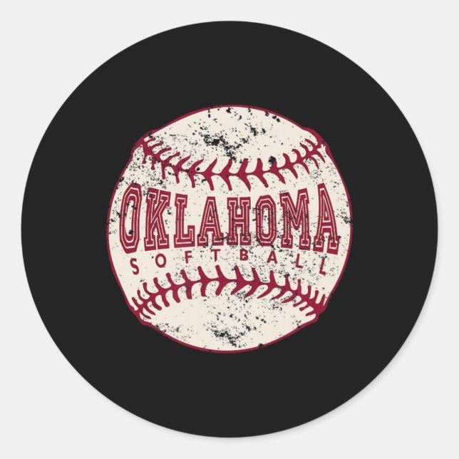 Adesivo Oklahoma Softll Ll Antigo (Frente)