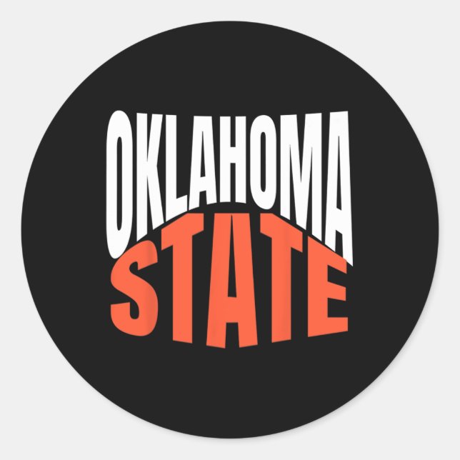 Adesivo Oklahoma State  (Frente)