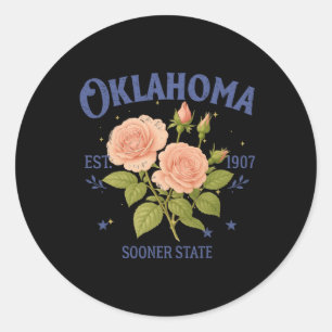 Adesivo Oklahoma State Viajante Amante Viagem da Cidade Na