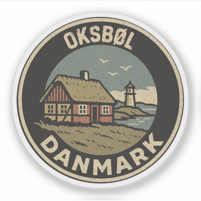 Adesivo Oksbøl, Dinamarca Dinamarca  (Frente)