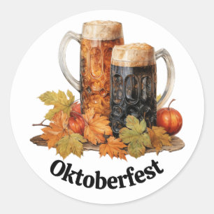 Adesivo Oktoberfest Beer Mugs Stickers