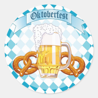 Adesivo Oktoberfest Pretzels & Beer
