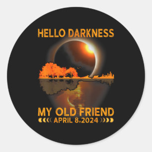 Adesivo Olá Amigo Escuridão Eclipse Solar