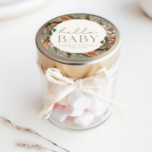 Adesivo OLÁ BABY   Boho Sage Favor