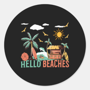Adesivo Olá Beaches Hello Summer Good