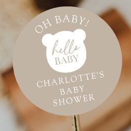 Adesivo Olá, Bebê. É um Rapaz.