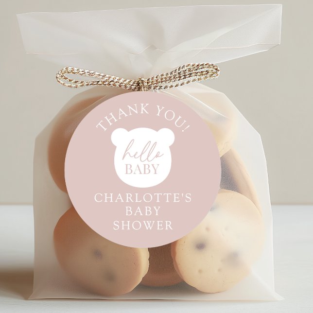 Adesivo Olá Bebê, Obrigado (Criador carregado)