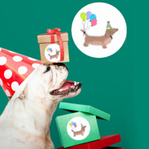 Adesivo olá, cão de salsicha, dachshund, amante do chave