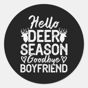 Adesivo Olá Deer Season Namorado