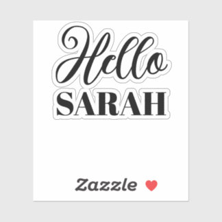 Adesivo Olá e seu nome