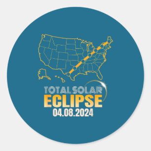 Adesivo Olá Escuridão Eclipse Solar Total
