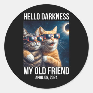 Adesivo Olá Escuridão Meu Velho Amigo Eclipse Solar Abril