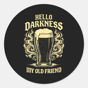 Adesivo Olá escuridão velho amigo cerveja irlandesa st. pa