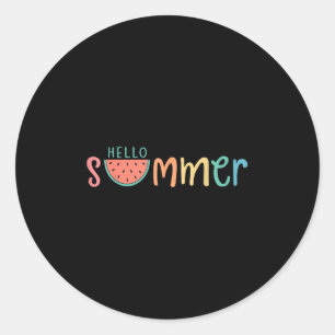 Adesivo Olá, Férias de Verão, Absorção de Melancia