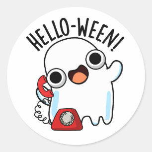 Adesivo Olá, Funny Ghost Pun
