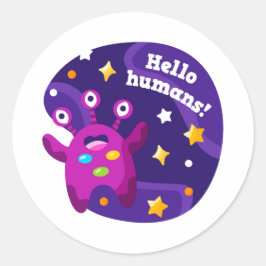 Adesivo Olá humanos
