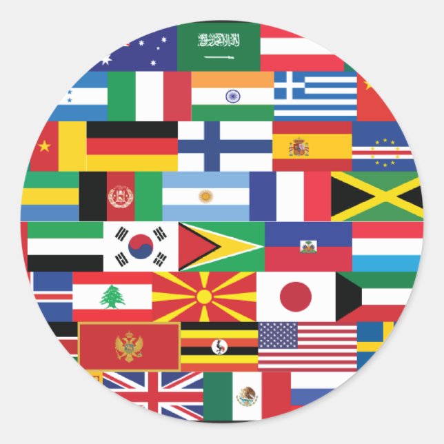 Adesivo Olá Mundo :) (Frente)