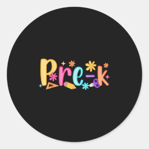Adesivo Olá Professora Pré-k Menina Miúda Preppy Prek De V