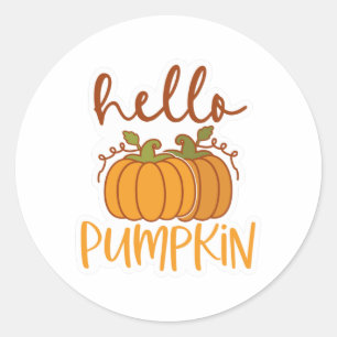 Adesivo Olá Pumpkin