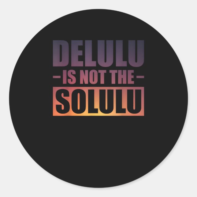 Adesivo Olá, sou Deeply Deluluu (Frente)