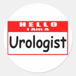 Adesivo Olá, Sou Urologista... Nametag