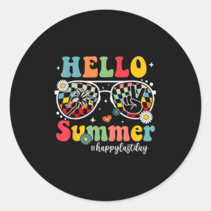Adesivo Olá, Summer Engraçado, Feliz Dia Passado de Profes