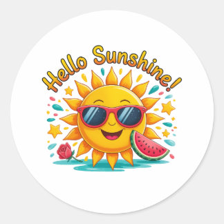 Adesivo Olá Sunshine 