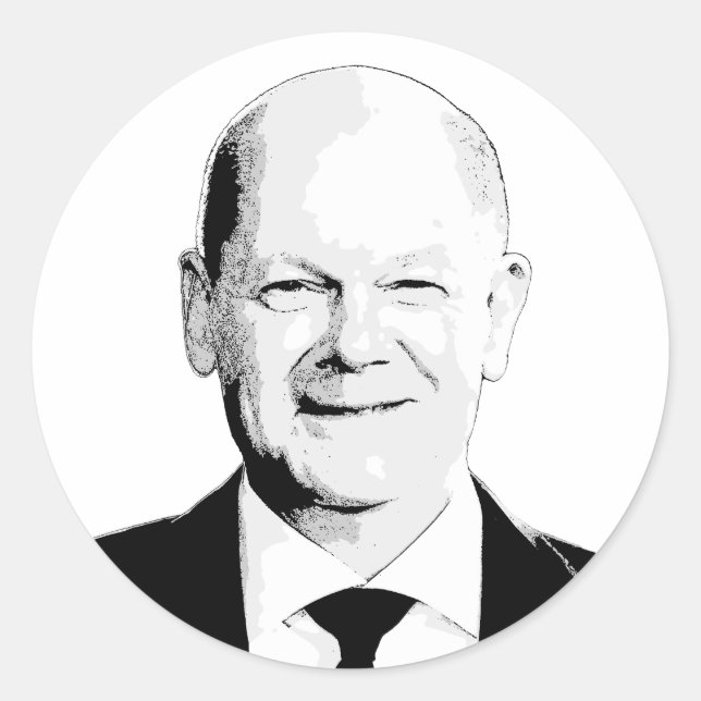 Adesivo Olaf Scholz (Frente)
