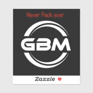 Adesivo OLD gbm Sticker with motto