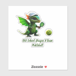 Adesivo Old Schook Dragon X Pickleball Team Kids