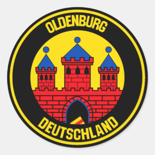 Adesivo Oldenburg Round Emblem