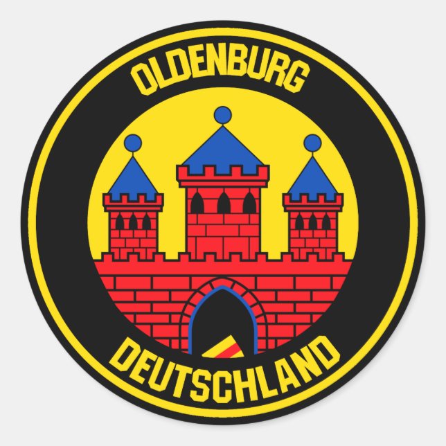 Adesivo Oldenburg Round Emblem (Frente)