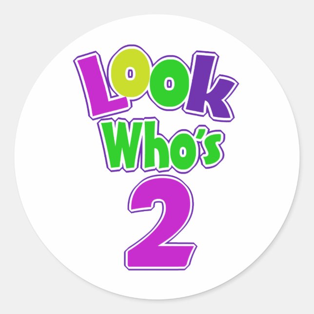 Adesivo Olha quem é 2 (Frente)