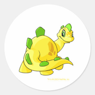 Adesivo Olhando Chomby amarelo