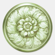Olhar Barroco Vintage em Verde 11